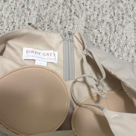 Elegant Champagne Maxi Dress - Picture 4 of 4